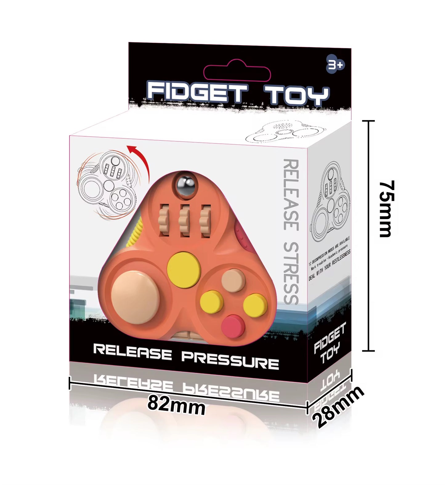Fidget spinner fikt fjarstýring