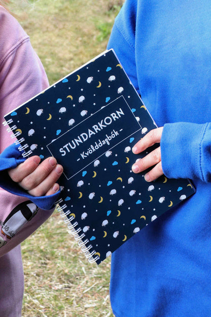 Samskiptapeysa án hettu - Blá
