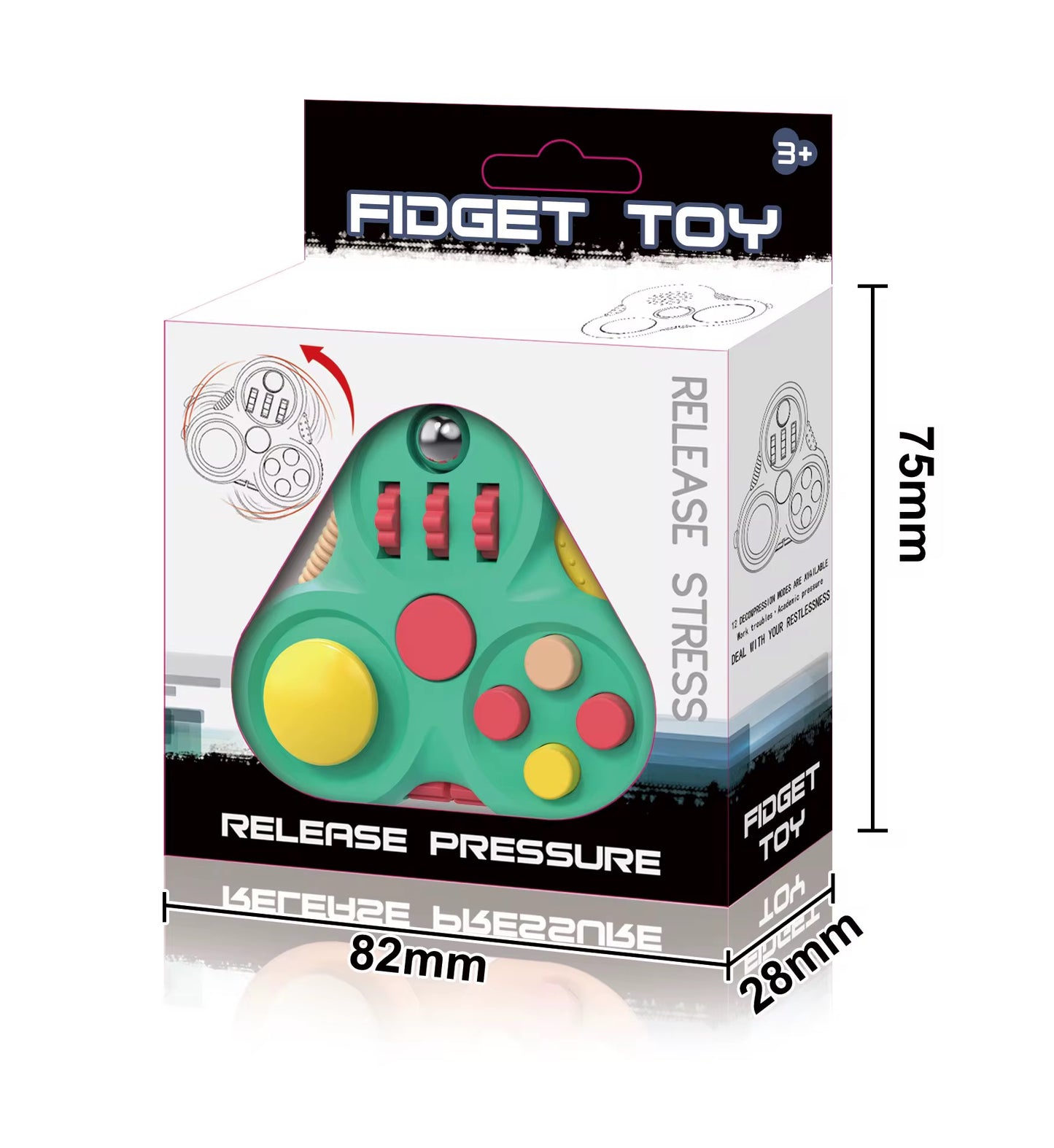 Fidget spinner fikt fjarstýring