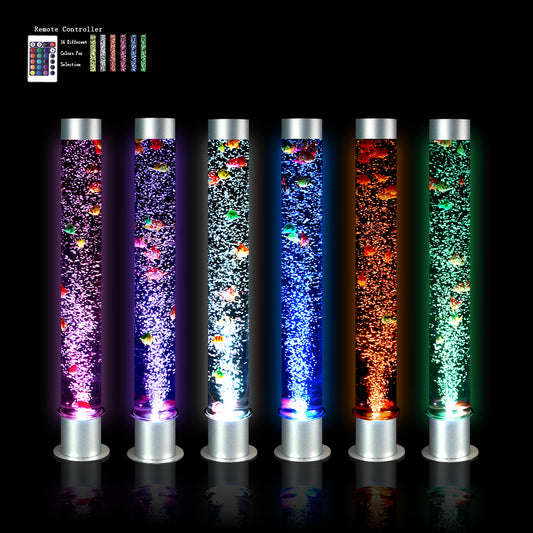 Bubble Tube 120cm x 12cm with Fish and Remote (includes Bracket)