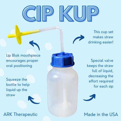 ARK Cip-Kup™ Adaptive One-Way Straw Cup