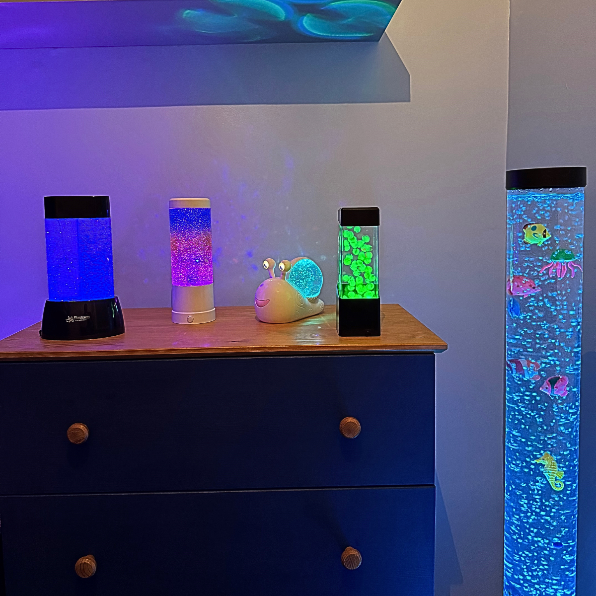 Light up Snail Glitter Ball